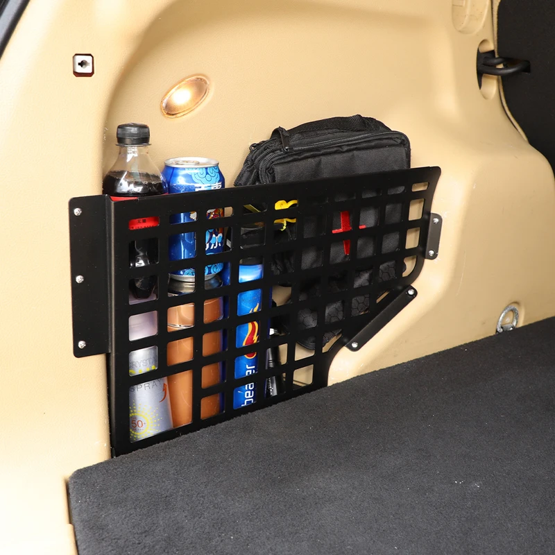 For Land Rover 2 trunk side storage baffle, car trunk storage fence plate, auto parts, aluminum alloy 2pcs 2007-2015