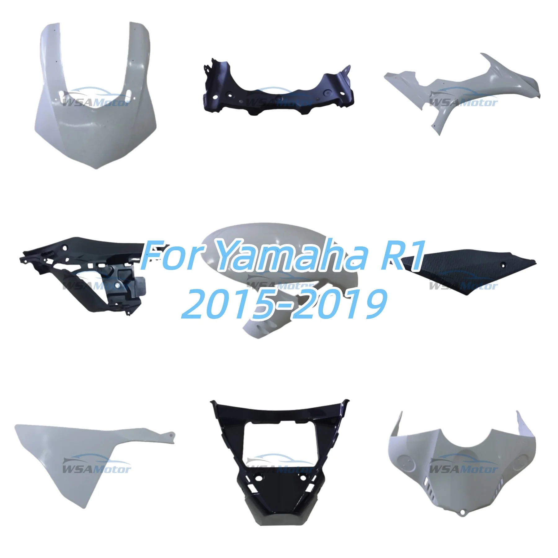 Motorcycle Fairing Kit For Yamaha R1 15 16 17 18 19 YZF1000 2015 2016 2017 2018 2019 Fairing Unpainted Motorcycle Housing