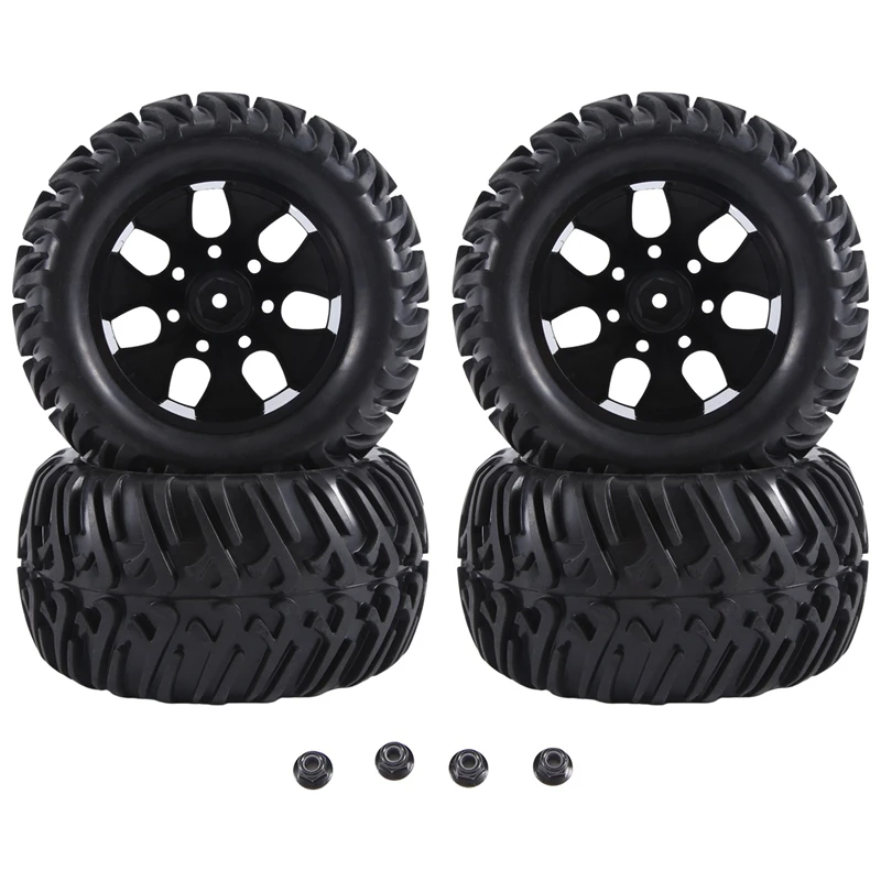 

4Pcs 125Mm 1/10 Short Course Truck Tire Wheel Tyre 12Mm Hex For Traxxas Slash Arrma Senton Huanqi 727 Vkar