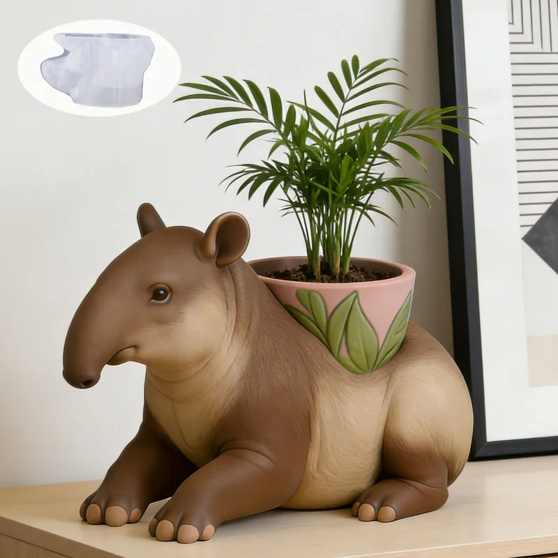 2026 New Mould Dolphin Candle Plaster Cup Mold DIY Resin Storage Cups Planters and Decorative Home Ornaments Silicone Molds