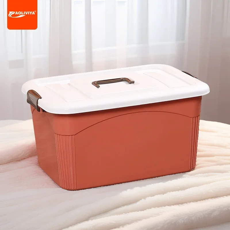 

Aoliviya Quilt Storage Box Thickened and Large-Capacity Storage Box Non-Airtight Crate Toys Clothes Storage Box Extra Large Stor