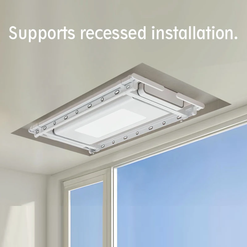 Ceiling Balcony Telescopic Clothes Drying Pole Intelligent Remote Control Automatic Lifting Drying Rack Electric Drying Rack