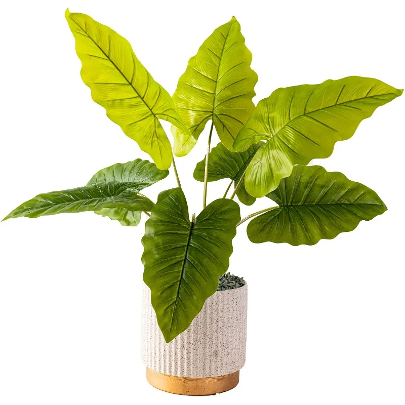 

Усовершенствованное бионическое зеленое растение черепаха из бамбука, маленькое растение в горшке, искусственное растение, орнамент