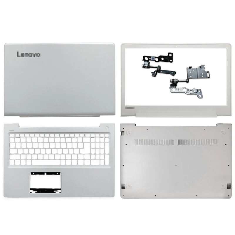 NEW Laptop LCD Back Cover/Front bezel/Hinges/Palmrest/Bottom Case For Lenovo 310S-15 310S-15IKB 510S-15ISK Top Cover White