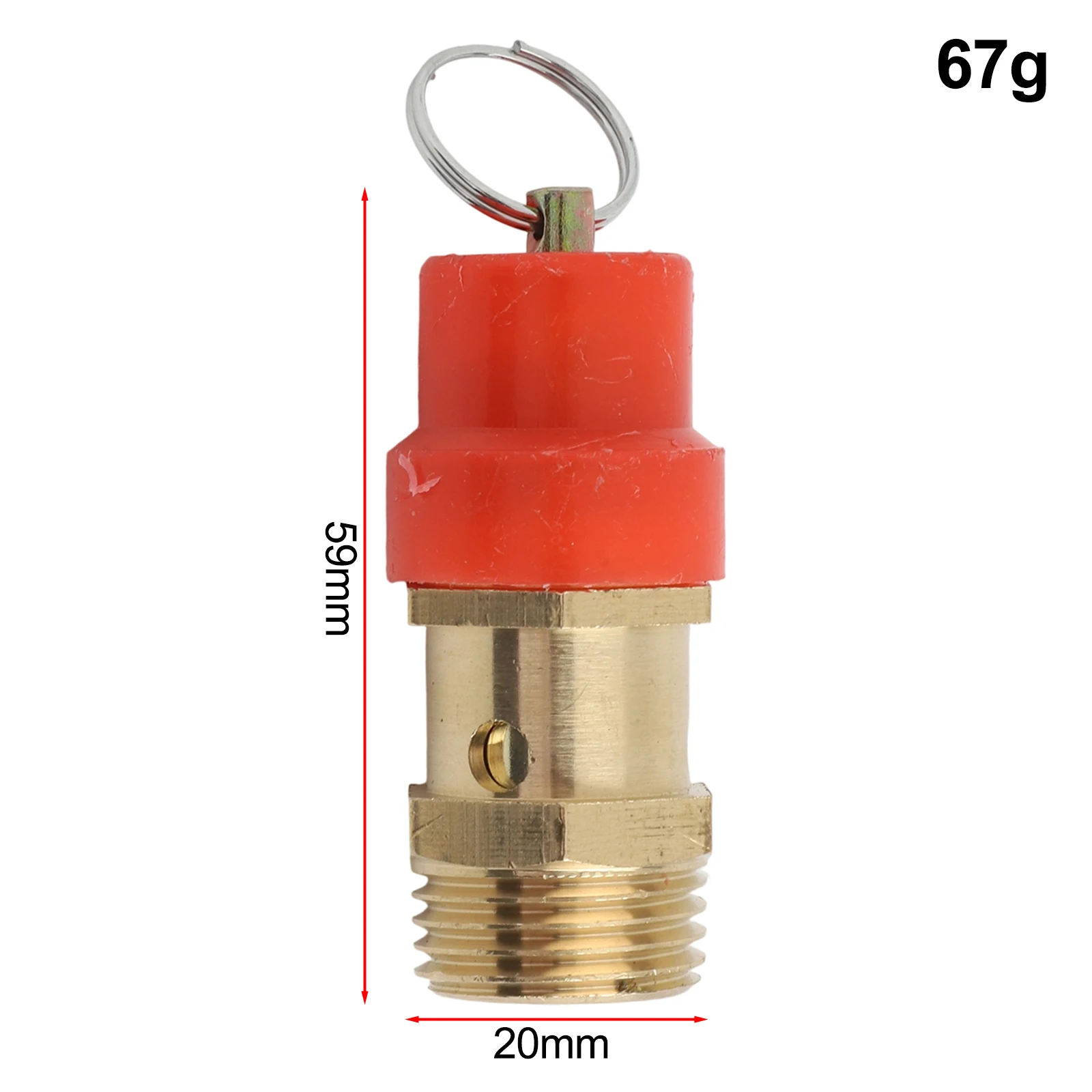 صمام تخفيف الضغط لضاغط الهواء بتصميم مدمج للتركيب المتوافق مع 3 8 و1 2