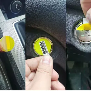 Protective film for the start and stop button of the car, PEUGEOT 108, 208, GTI, 308, T7, T9, 3008, 307, 5008, 508, 107, 108, 207 12 Main Sales Botao Glasses Peugeot 308 - №8