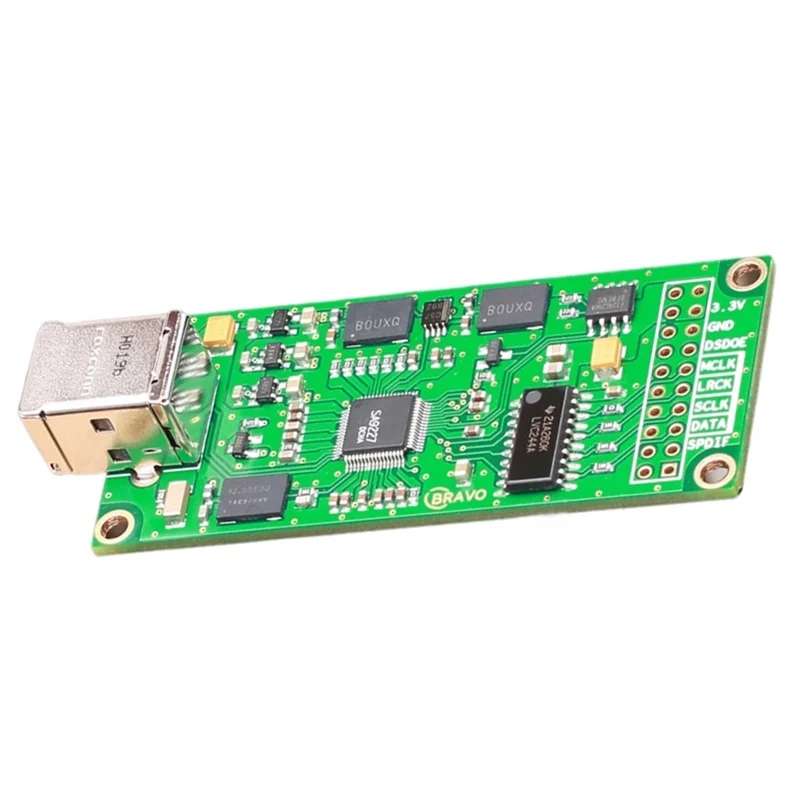 

AT82-SA9227 USB To I2S Digital Interface Compatible With Italian Amanero XMOS DAC Coaxial Sound Card