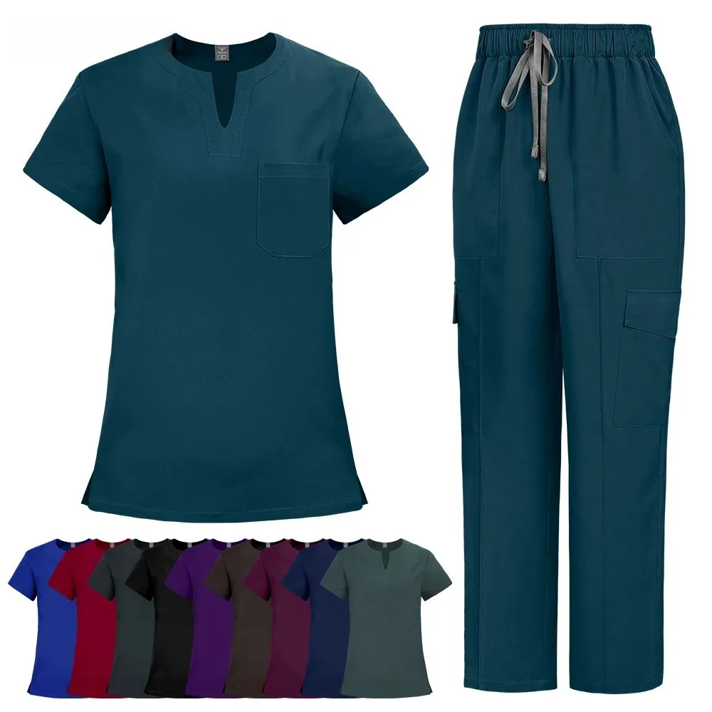 

Unisex Straight Pants Scrubs High Quality Breathable Doctor Nurse Surgery Uniform