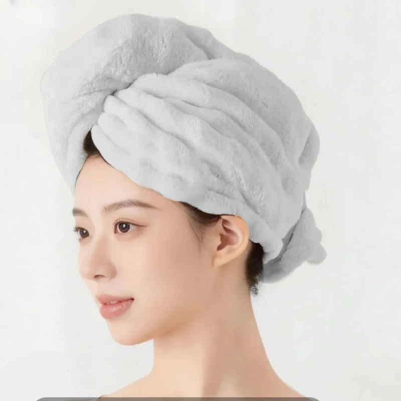 Quickly Hair Dry towel Super Absorbent Soft Bathroom Women Head Microfiber Towels Girl Spa Hair Towel Hair Dry Wrap Bonnets 1pc