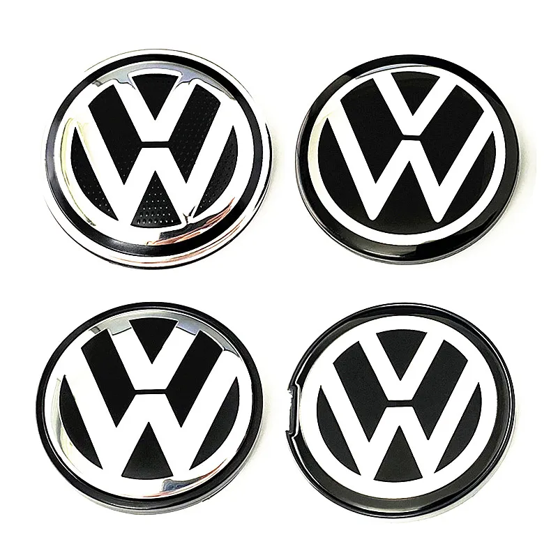 20 Pcs 1J0 6N0 6C0 6CD 55mm 56mm VW Wheel Center Hub Caps Logo Rim Dust-Proof Cover Hubcap Badge Emblem Car Styling Accessories