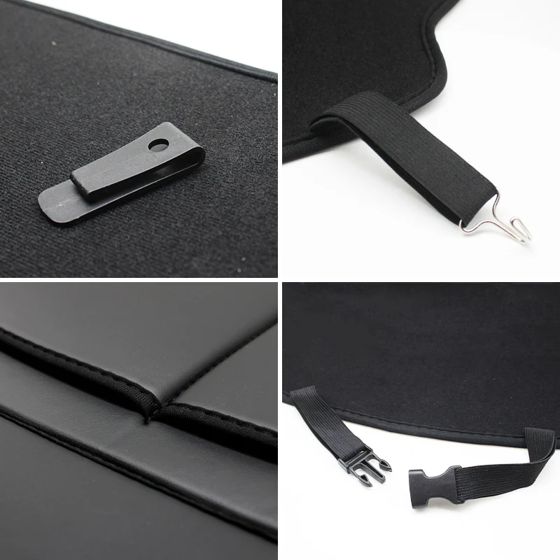 واقي وسادة ركلة خلفي لمقعد السيارة من الجلد لمازدا 6 CX3 CX5 CX8 Axela Atenza - ملحق تنجيد لدعم مقعد السيارة