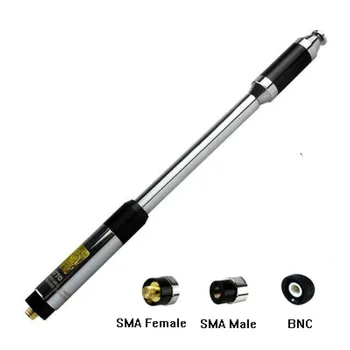 オリジナル RH770 伸縮アンテナ SMA-メス/オス/BNC デュアルバンド 144/430Mhz 高利得 RH-770 アンテナ Baofeng ケンウッドラジオ用