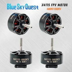 BlueSkyQuest 4 sztuk X4115 400KV 650KV 3-8S bezszczotkowy silnik dla RC FPV Racing Drone Multicopter DIY części