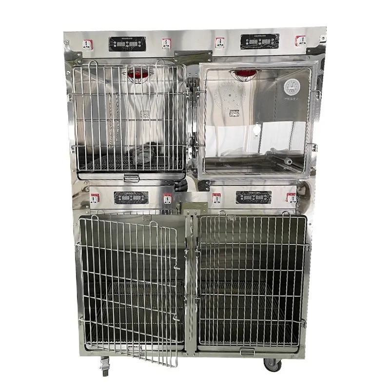 

Veterinary Clinic Dog Grooming Isolation Combined Cage with 304 Stainless Steel for Use