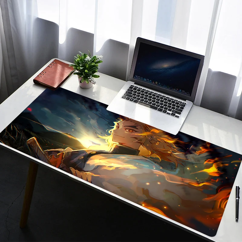 

Mouse Pad PC D-demon Slayer Non Slip Rubber HD Mousepad Laptop Gamer Cabinet Keyboard Pad Office Computer Gaming Desk Mouse Mat