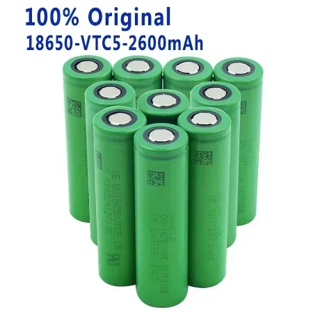 2023. New 3.7V rechargeable us18650 vtc5 2600mAH vtc518650 replace 3.7V 2600mAH battery 18650