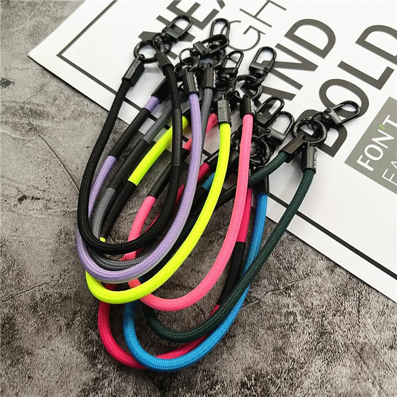 Keychain Colour Lanyard Strap for Phone Accessories Bracelet Telephone Chain Metal Lobster Clasp Key Landyard Bag Car Keys Rope