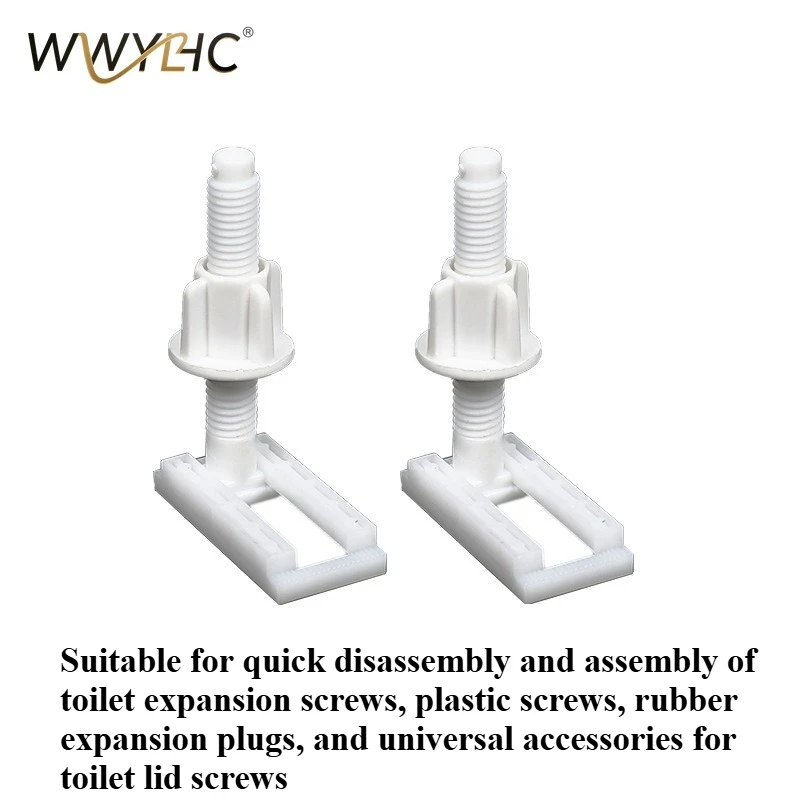 Suitable for Quick Disassembly and Assembly of Toilet Expansion Screws, Plastic Screws, Rubber Expansion Plugs, Universal