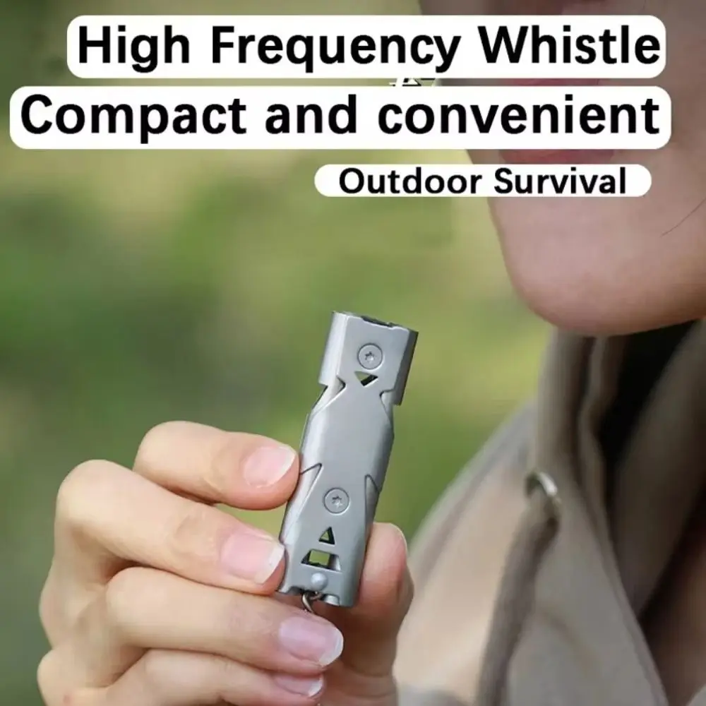 Multi-function Emergency Survival Whistle Loud Sound Lightweight Outdoor Survival Whistle Professional Lifesaving