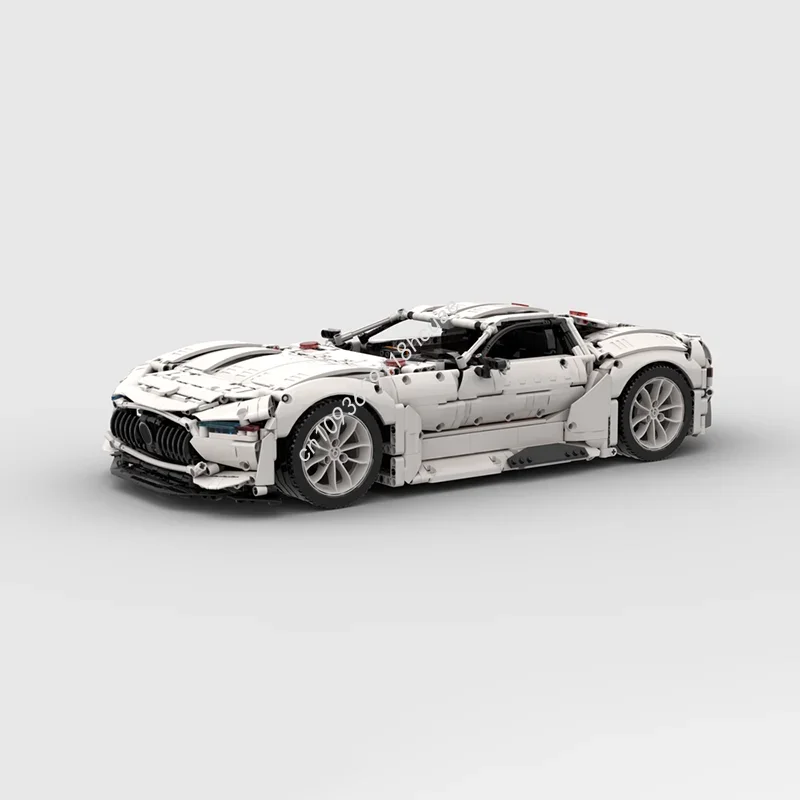 2853 pçs moc mercedesed benz visão gt 1 8 rc modelo técnico construção blocos de presente natal diy brinquedos idéia educação tijolo crianças