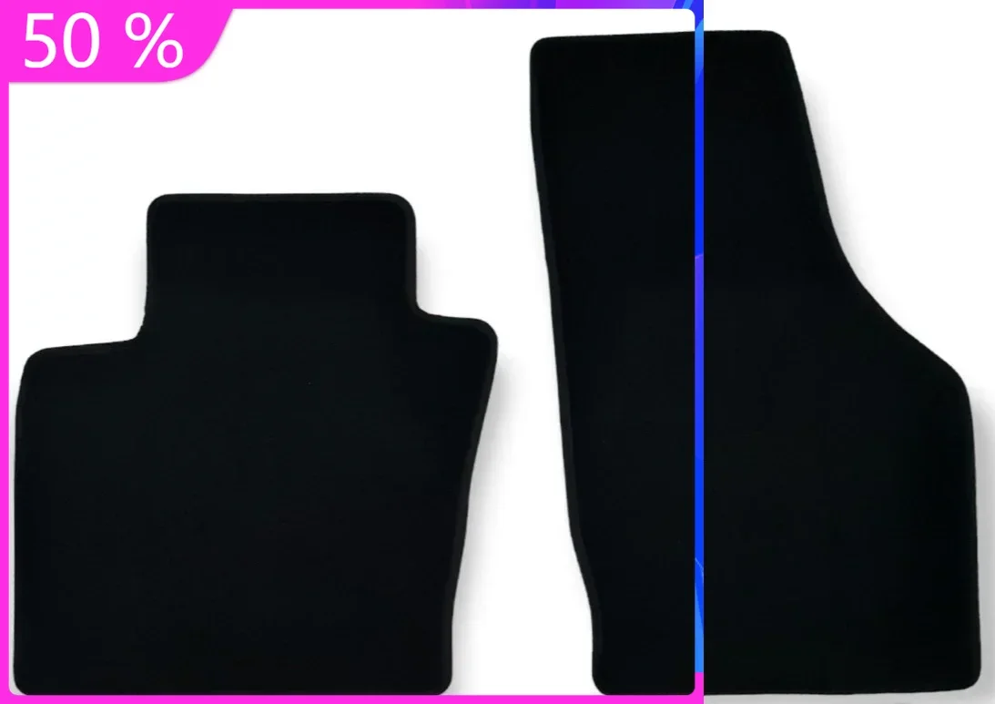 

Secure Front Car Floor Mats Velour For Audi Q3 2011 to 2018 Waterproof Black Carpet Auto Liners 2pcs