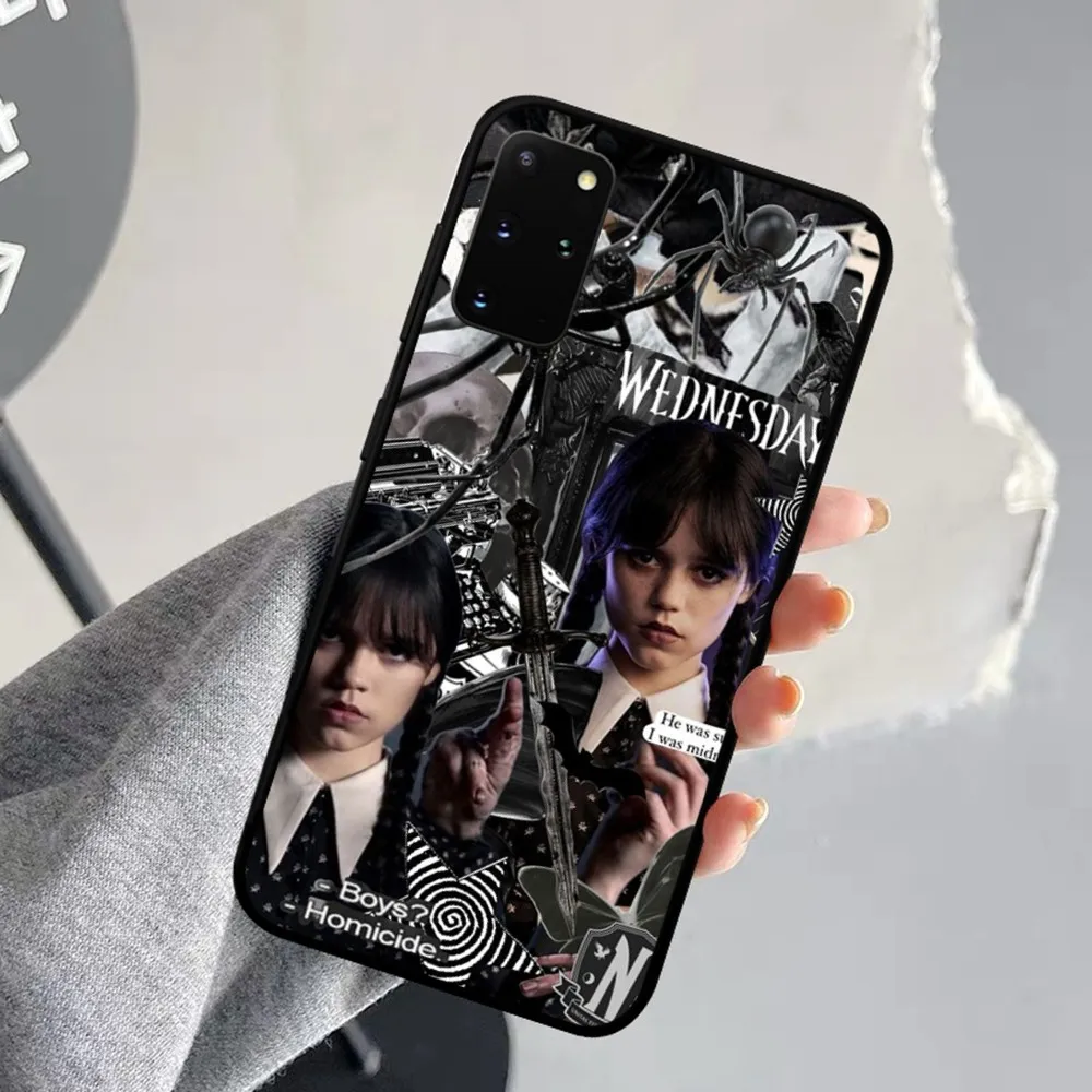 W-Wednesdays A-Addams Phone Case For Samsung S 9 10 20 21 22 23 30 23plus Lite Ultra FE S10lite Fundas