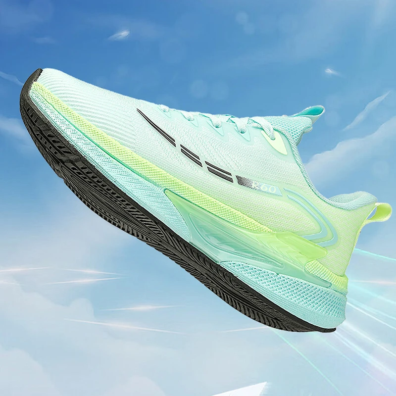 2025 new non-slip wear-resistant walking shoes competition training running shoes mesh breathable lightweight sports shoes