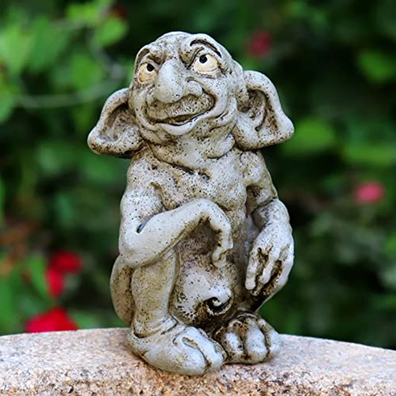 Gargoyle Sculpture Troll Resin Crafts Gargoyle Resin Crafts, Home Decor Ornaments, Garden Ornaments