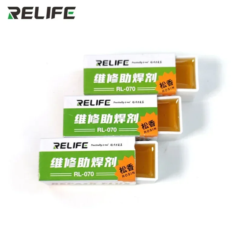 RELIFE RL-070 High-purity Rosin Solder Paste For Welding Mobile Phone Auxiliary Electric Iron Soldering Oil Soldering Tin tools