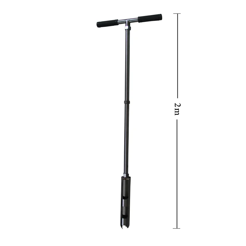 Boîte à outils d'échantillonnage de sol, kits de tarière agriculture réduire l'intensité du travail 15-20CM d'échantillons de sol à chaque fois en acier inoxydable