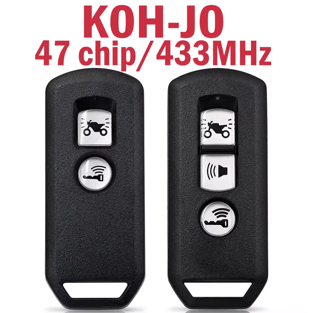 

10pcs KOH-JO Motor Smart Remote Control Motorcycle 2/3B Key Fob 47 Chip 433MHz Motor Smart Key Motorbike Key For Hon-da