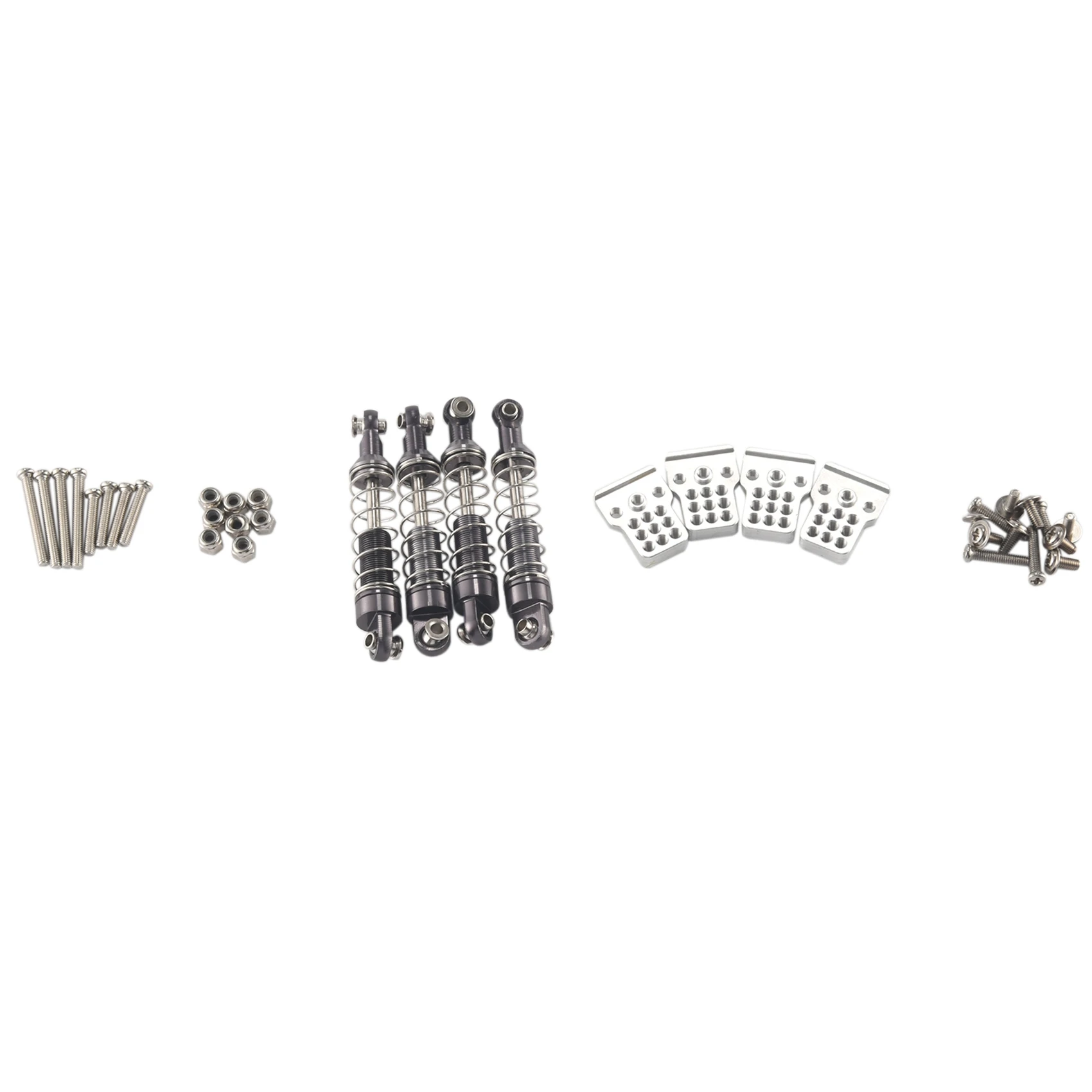 

AS96-For MN D90 MN-90 MN99S WPL C14 C24 C34 RC Car Metal Shock Absorber With Extension Seat Upgrade Parts Accessories