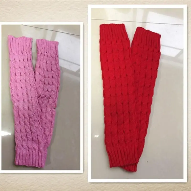 Sports Outdoor Womens Fashion Winter Knit Crochet Knitted Leg Warmers Legging Boot Cover 6 Colors