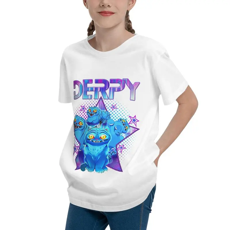 أنيمي Kpop شيطان الصيادين الكرتون القطن الأبيض تي شيرت الأطفال الطلاء تأثيري حلي العصرية طباعة قصيرة الأكمام الملابس الناعمة هدية #4