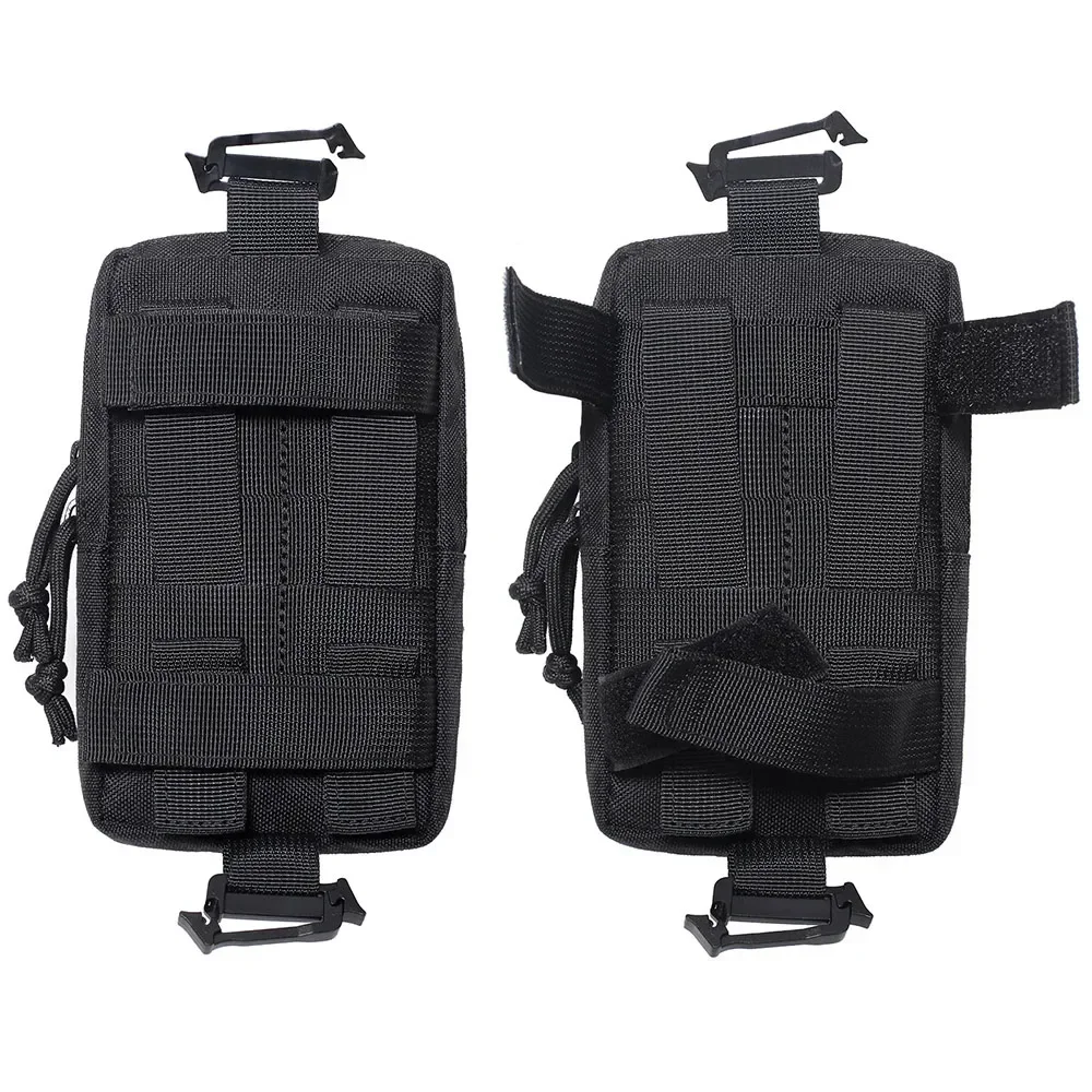 1PC Molle plecak taktyczny torba z paskiem uchwyt na telefon Outdoor Sport bieganie akcesoria awaryjne polowanie narzędzie EDC saszetka biodrowa