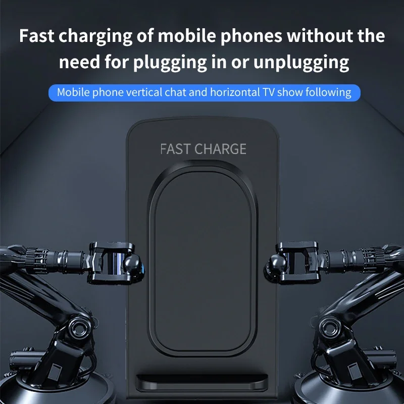 100W Wireless Desktop Charger Phone Quick Charging Stand For iPhone 16 15 14 13 12 Samsung S25 S24 Xiaomi Super Chargers Station - náhled 3