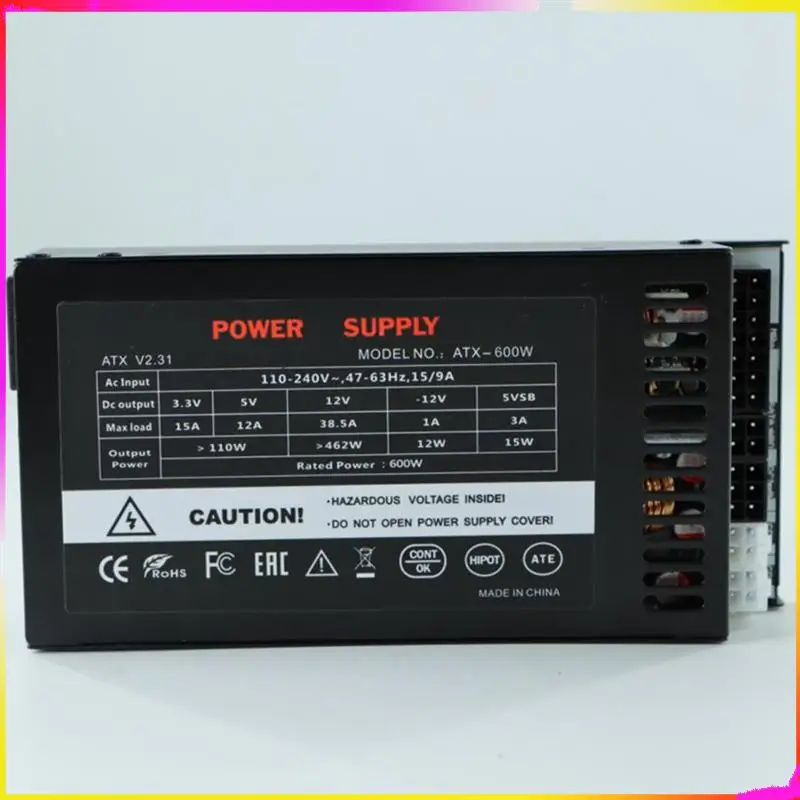 M04K ENP-7660B New 600W 1U Flex ATX Full Modular PC Power Supply For K39 ITX Mini Case Gaming Desktop 110-264V