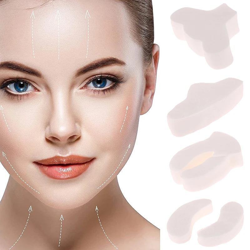 100/200 Stuks Wegwerp Neus Wattenschijfjes Diy Neus Masker Strips Huidverzorging Vel Papier Cosmetische Katoen Mee-eter neus Sticker