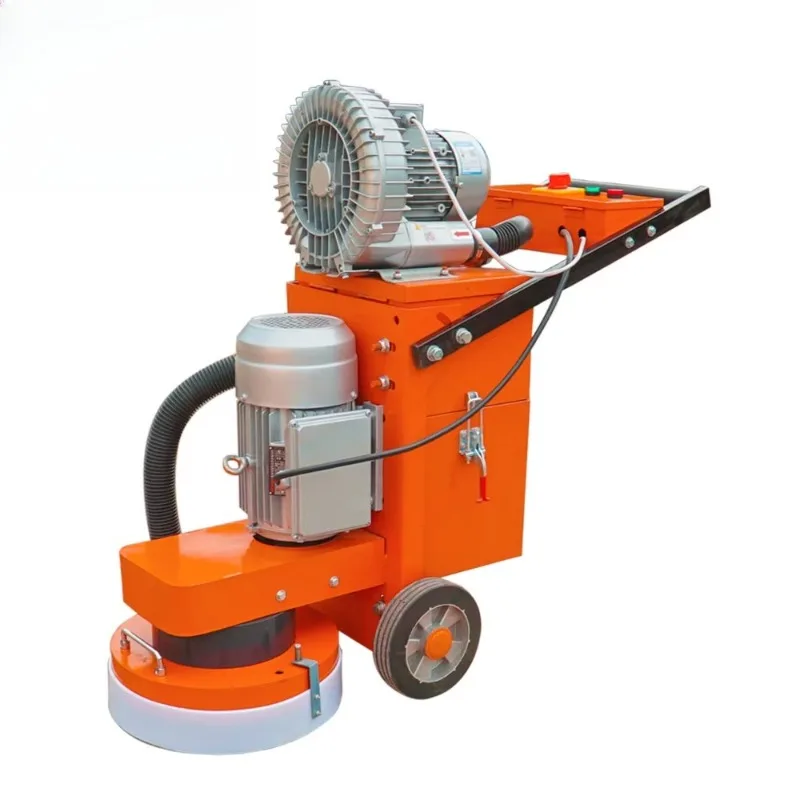 dust-free three-head concrete polishing machine ground grinder