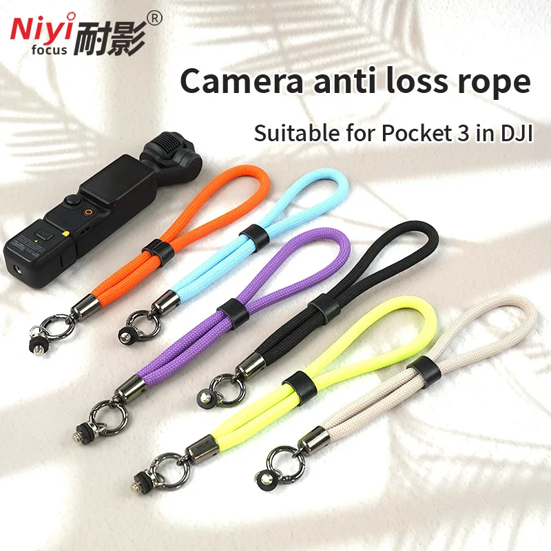 

Camera Strap lanyard quick release Hand Rope for DJI OSMO Pocket 3 Anti-lost with 1/4 Screw wrist strap photography accessories