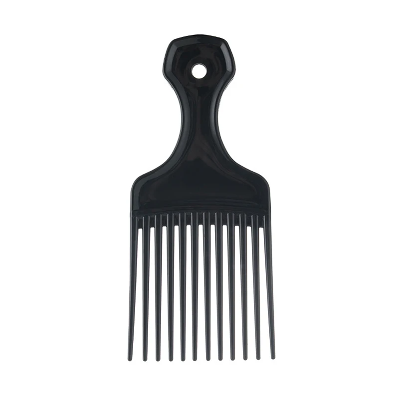 Denti larghi Spazzola Pick Pettine Forchetta Spazzola per capelli Inserto Pettine per capelli Pettine ingranaggi in plastica per strumenti per lo styling dei capelli afro ricci