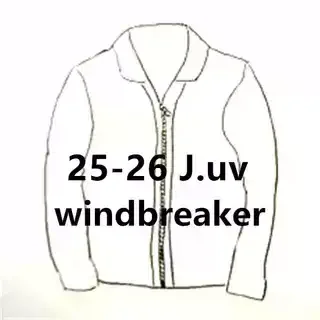 

2526, ветровка с вышивкой Juv, подходит для футболки Long Sve, дышащая, приятная для кожи, спортивная одежда для мужчин и женщин