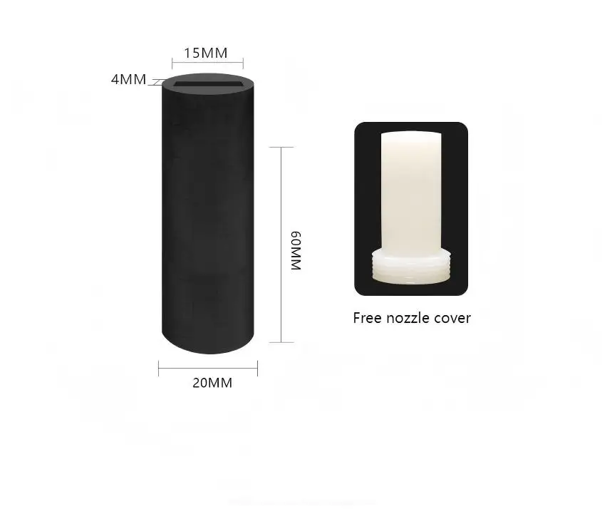High Wear-Resistant Boron Carbide Nozzle for Sandblaster,square/round hole,Air Sandblasting Machine Accessory,Sand Blasting Tool