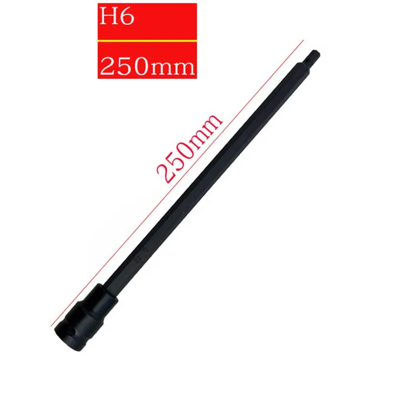 1pc Black Color Lengthen 250mm Long 1/2