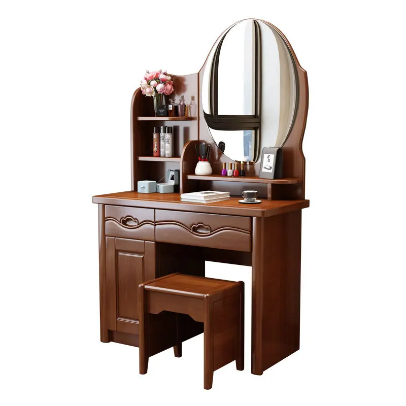 

Solid wood Chinese dresser, bedroom, small apartment, makeup table