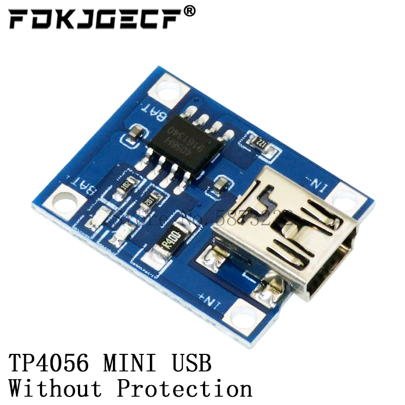 TP4056 With Protection Dual Functions 5V 1A Mini Micro TYPE-C USB 18650 Lithium Battery Charging Board Charger Module 1A Li-ion