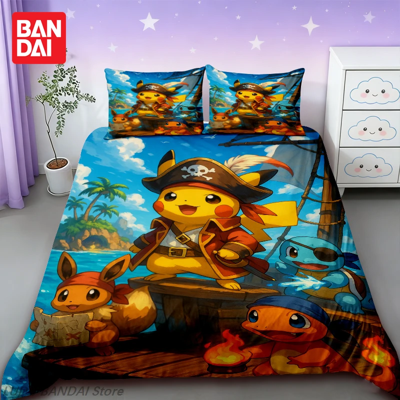 

Pokemonzd Duvet Cover Pikachu Bedding Set Anime Pokemon Quilt Cover For Boys Kids Teens Girls Pokemon Quilt Cover Gift