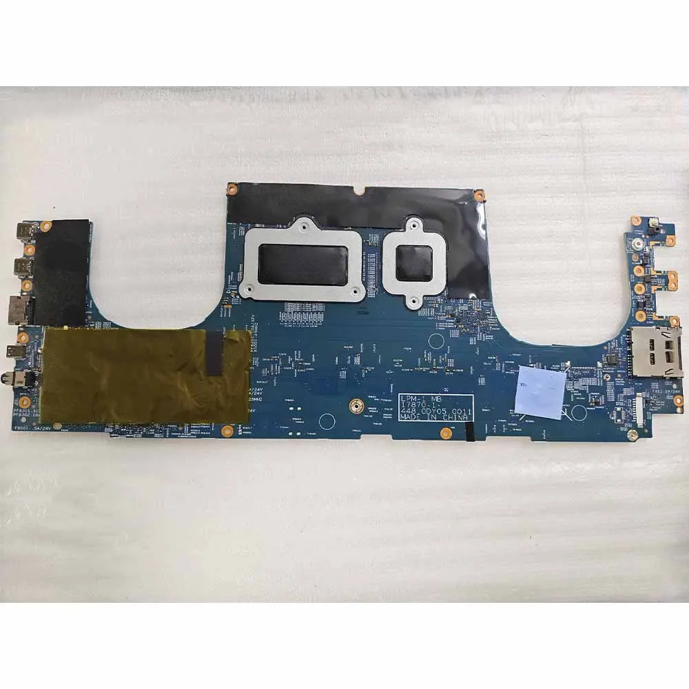 17870-1 For Lenovo ThinkPad X1 Extreme 1st Gen With I7-8750H GTX1050 Ti 4G Laptop  Motherboard Notebook Mainboard Accessories