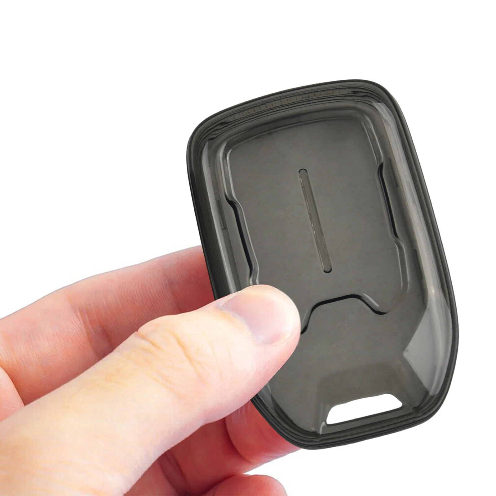 New Car Key Full Package Soft Rubber Transparent Protective Cover For Chevrolet For Tahoe 2015-2020 For GMC For Yukon 2015-2020