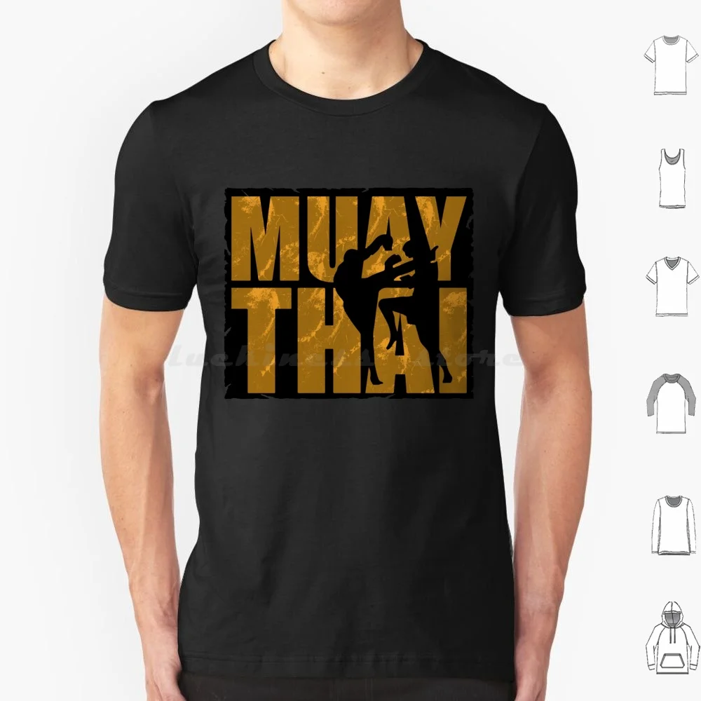 Muay thai t camisa tamanho grande 100% algodão muay tailândia bangkok boxe luta lutador tatuagem thai muay thai luta luta luta